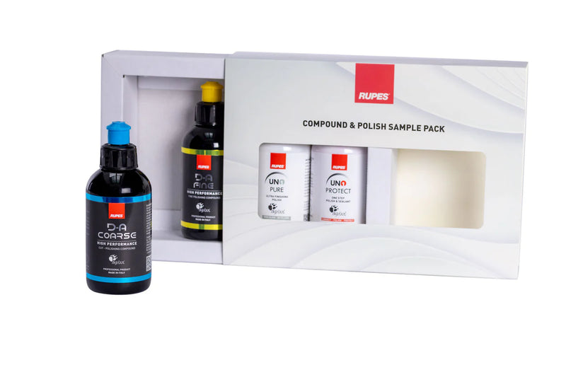 Rupes compound and polish sample pack