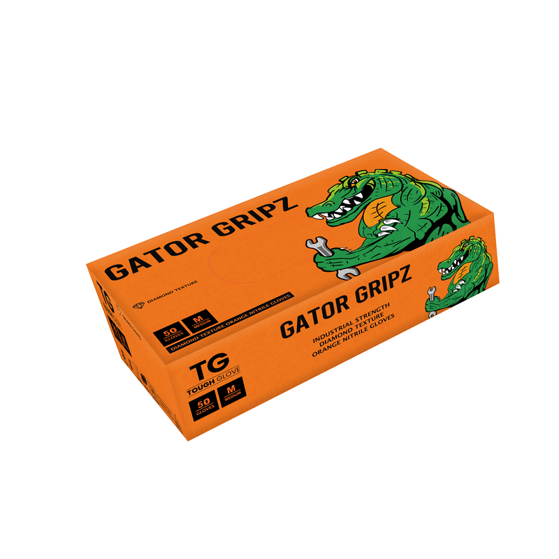 Gator Gripz Diamond Texture Nitrile Gloves