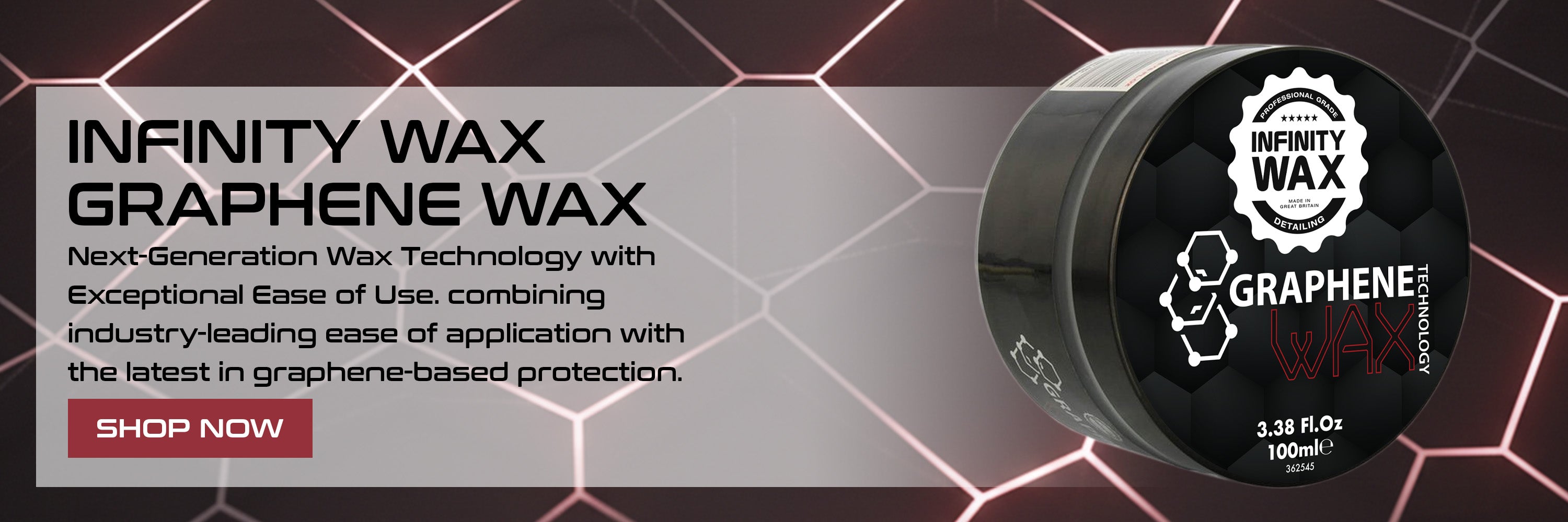 メンテナンス INFINITY WAX - GRAPHENE WAX 50ml Graphene Wax - Easy To Use - Infinity Wax