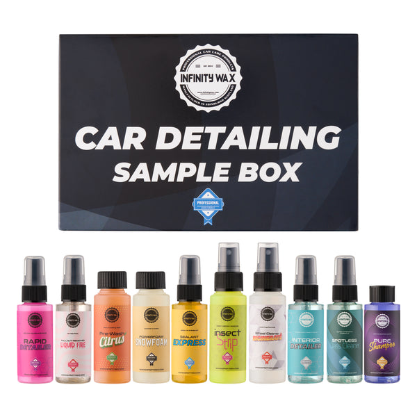 10 Piece Car Detailing Sample Box