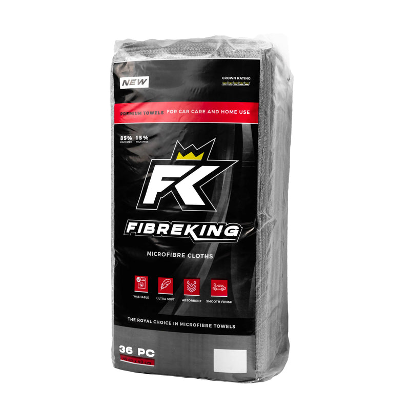FibreKing Premium Microfibre Cloths - Various Colours