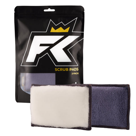 Fibreking Scrub Pads Grey 2 pack - Infinity Wax