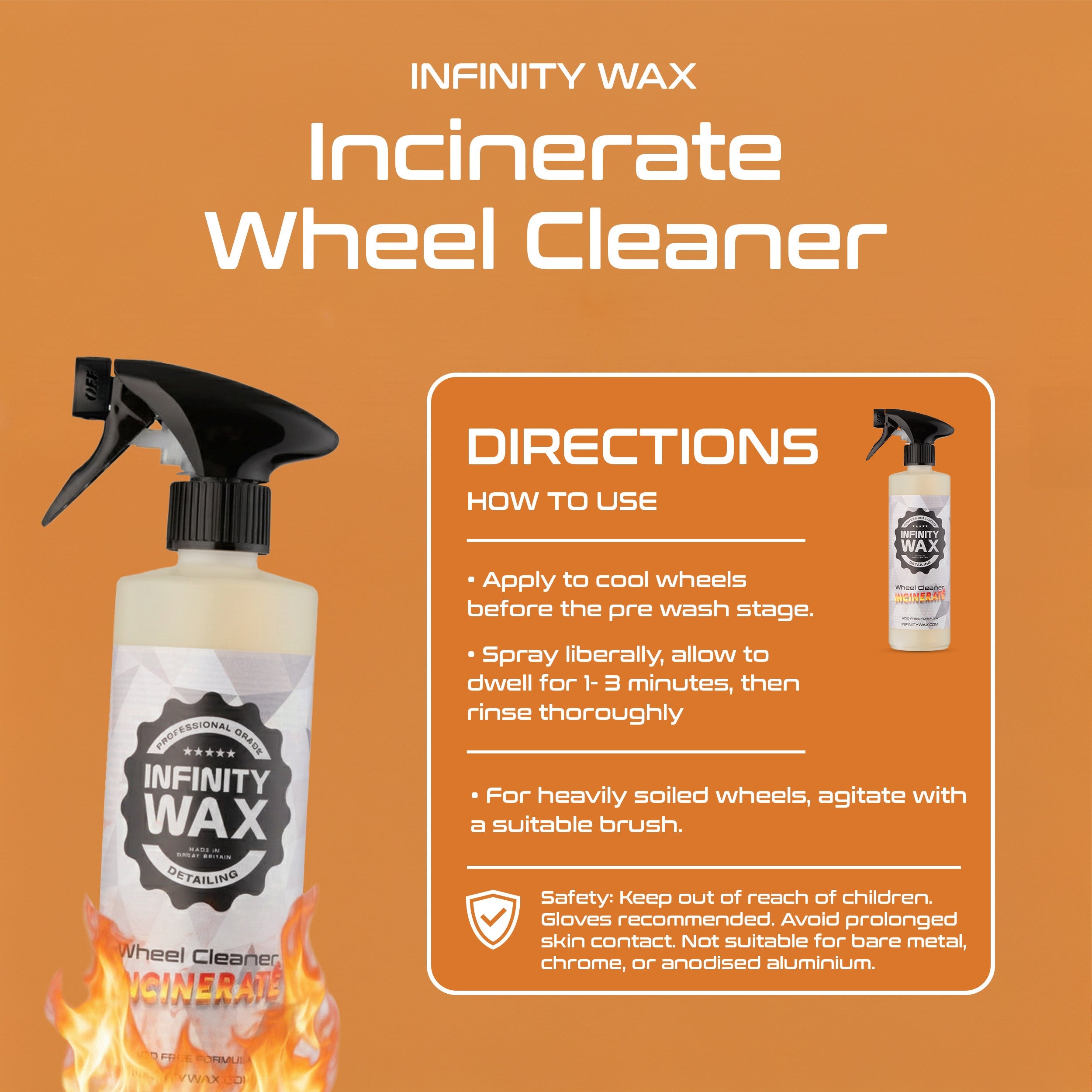Incinerate Wheel Cleaner - Infinity Wax