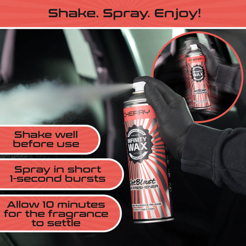 Infinity Wax Cherry Blast Can Air Freshener - Infinity Wax