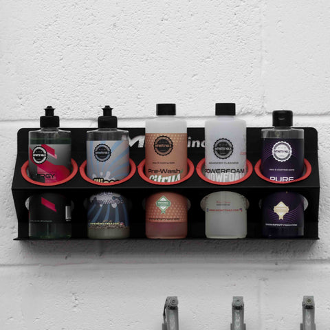 Maxshine Wall Mounted Bottle Holder - For 500ml Bottles - Infinity Wax