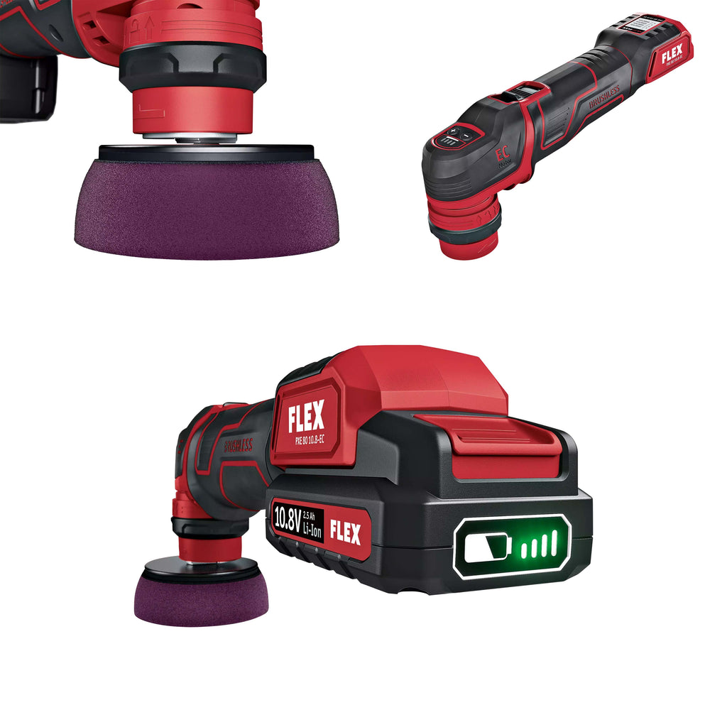 FLEX PXE 80 Cordless Polisher Kit