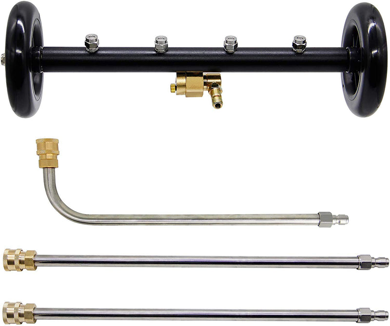 Pressure clearance washer undercarriage