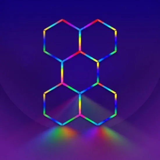 RGB Grid Hex Lighting System