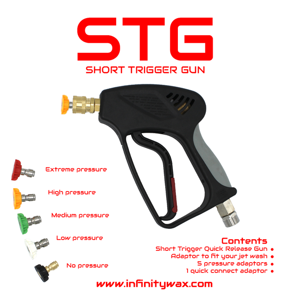 STG Karcher K Series Short Trigger Gun V2 with Quick Release Nozzles UPGRADE FOR K SERIES MACHINES