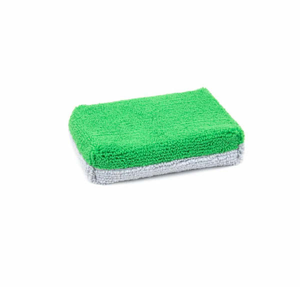 Hybrid Microfibre Applicator Pad With Plastic Barrier