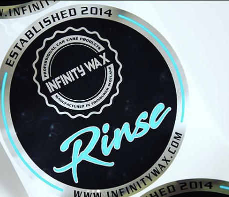 WASH, RINSE, WHEELS Bucket Stickers