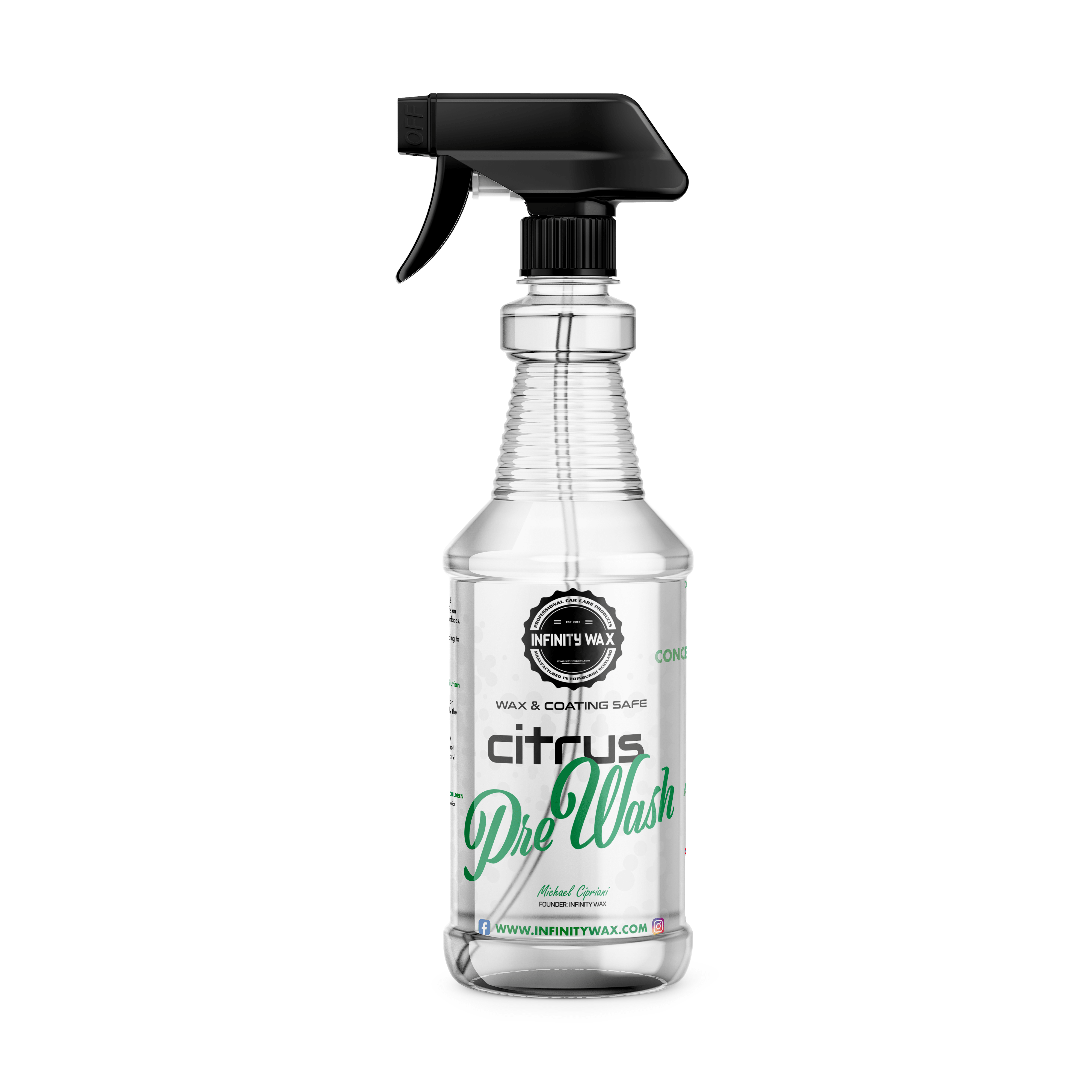 Empty Pro Bottle With Label - Infinity Wax
