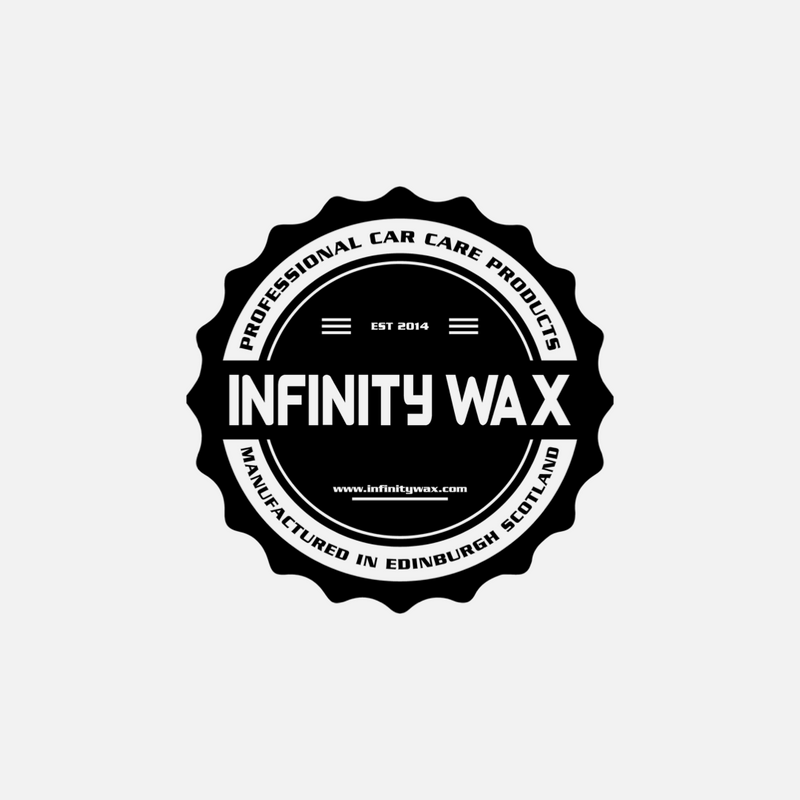 Infinity Wax Cut Vinyl Window Sticker