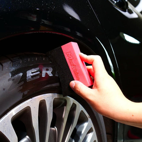 Maxshine Curved Tyre Dressing Applicator 4 Pack - Infinity Wax