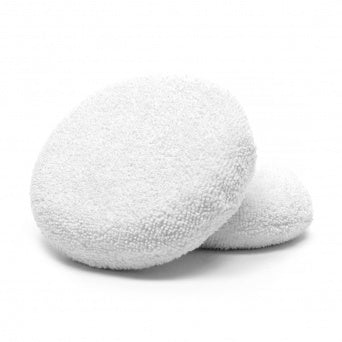 Microfibre product applicator with finger pocket