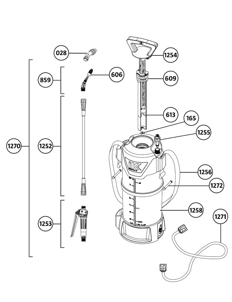 IK Multi Pro 9 Replacement Hose